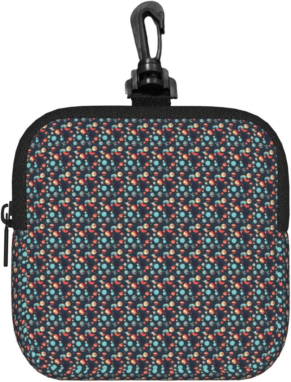 Outer Space Planet Print Versatile Square Storage Bag Travel Organizer Pouch Toiletry Home Office Gift