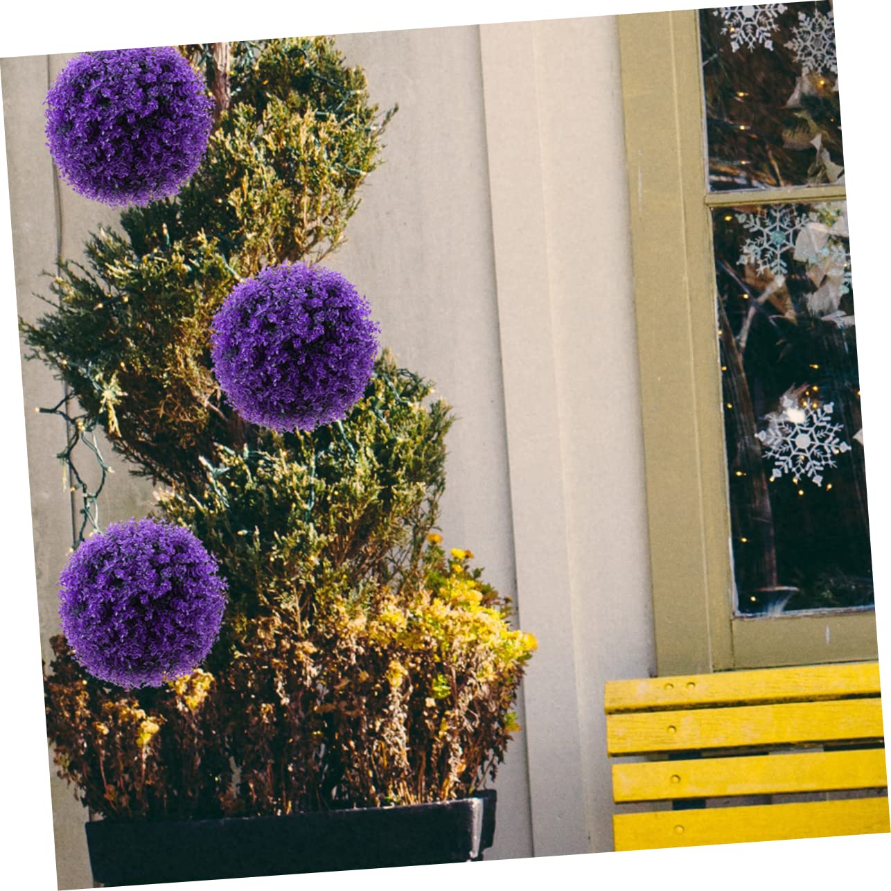 LIFKOME 2pezzi Topiaria Artificiale Decorazione Appendere Per Ed Design e Realistico Øcm Per e Cerimonie