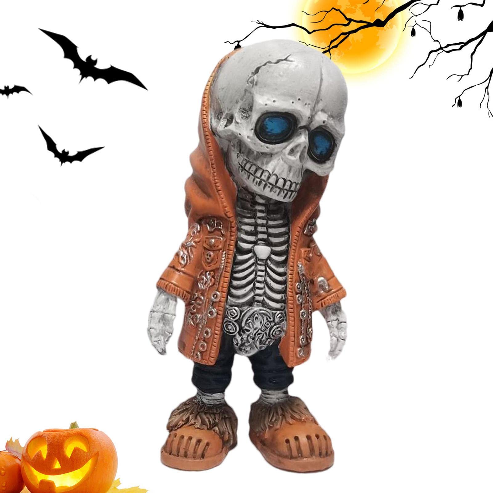 Amazon.co.jp: スケルトン置物 骸骨 フィギュア ハロウィン 置物