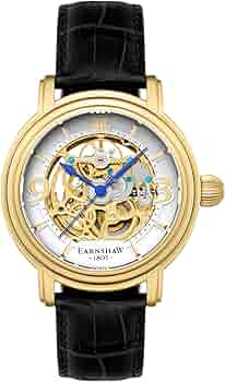 Orologio Automatico Uomo Thomas Earnshaw ES-8134-44 Jervis - Doppio Retrogrado, Quadrante Aperto Grigio, Cassa In Acciaio, Bracciale In Acciaio Inox