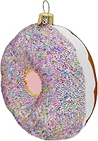 Vista 30 de Adornos de cristal soplado CDL de 3" en forma de perro para árbol de Navidad (3", Cocker Spaniel G03)