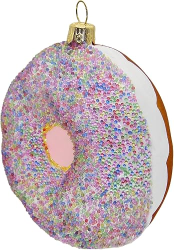 Miniatura 30 de Adornos de cristal soplado CDL de 3" en forma de perro para árbol de Navidad (3", Cocker Spaniel G03)