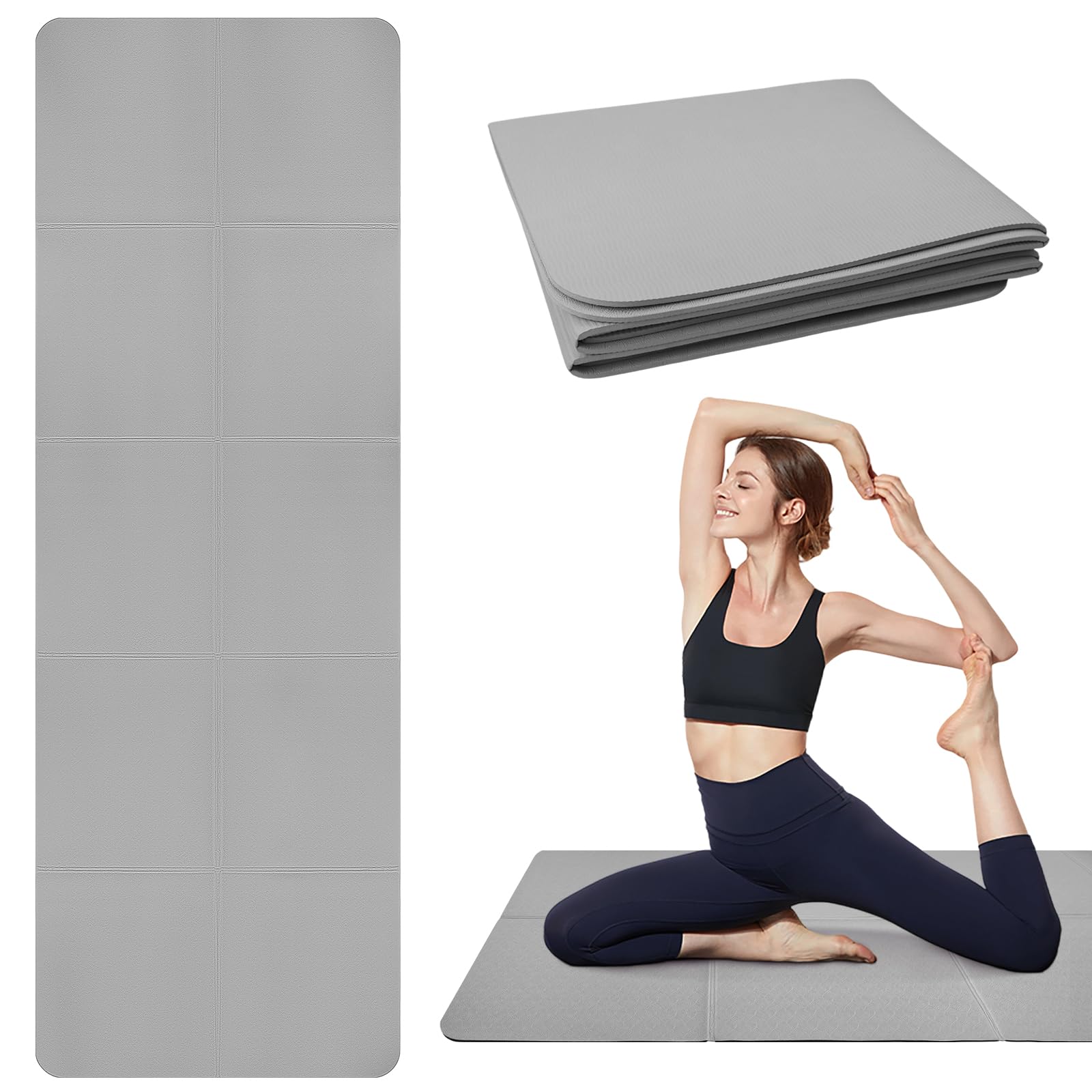 Tapis Voyage Feetlu Feetlu Tapis Yoga Pliable 6mm - 183x61cm - Antidérapant - Portable Sac à Dos Tapis Sport Antidérapant Tapis Voyage Feetlu Feetlu Tapis Yoga Pliable 6mm - 183x61cm - Antidérapant - Portable Sac à Dos Tapis Sport Antidérapant
