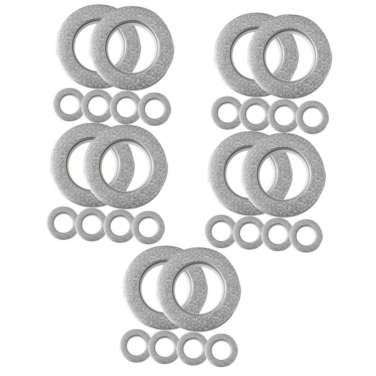 Cabilock 30stücke Gardinenringe Kunststoff Flexible Vorhangringe Mit Grommet- Für Fenstervorhänge Und -projekte Teiliges