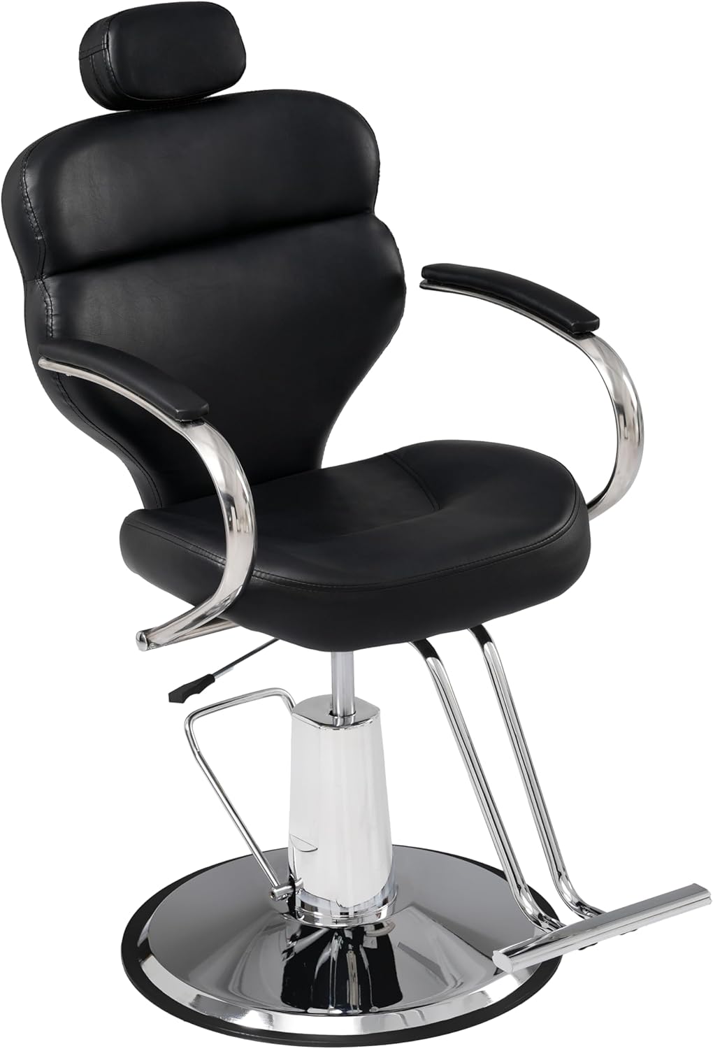 Hair Salon Chair, Styling Reclining Barber Chair,Seat Height 40-46", Heavy Duty Hydraulic Pump,Adjustable Barber Chair Beauty Shampoo Barbering Chair for Hair Stylist Spa