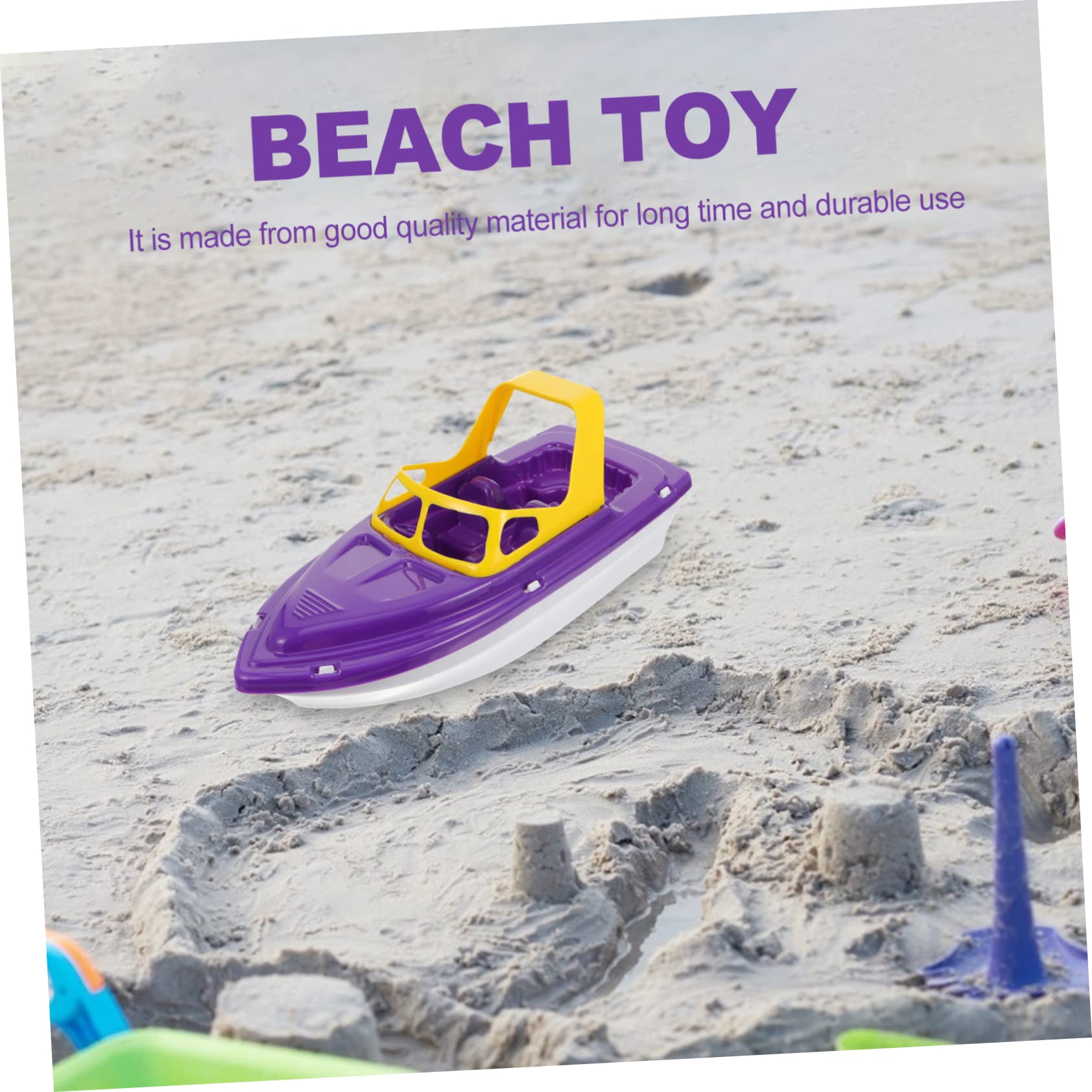 iplusmile 3 Piezas Juguete Bañera Infantil Barco Plástico Seguro para Niñas de Acuático para Playa y Piscina