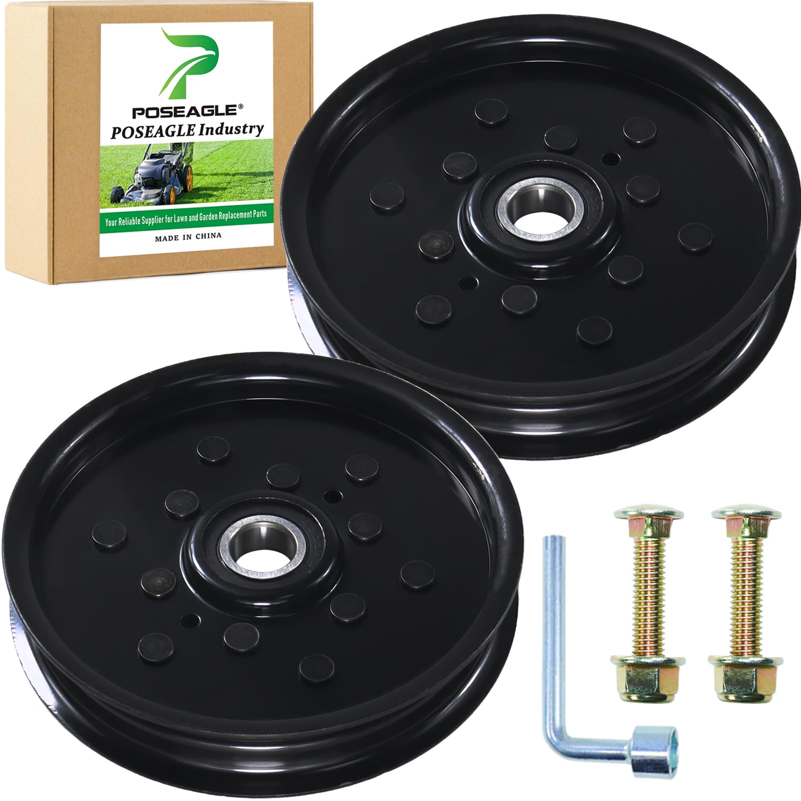 POSEAGLE AM106627 Idler Pulley Replaces John Deere AM121602