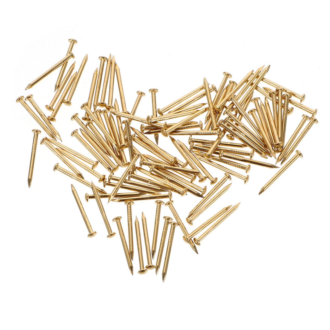 Uonlytech 800pezzi Chiodi Rame Di Piccole Con Testa Rotonda Per Arredamento Fissaggio Di Foto e Creazioni Artistiche Chiodi Decorativi Per Giardinaggio