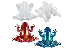 2Pcs Frog Resin Molds