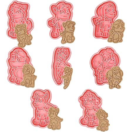 4er Set Plätzchenausstecher Für Kinder - Bunte 3D Keksausstecher Mit Federgriff | Für Weihnachten & Kindergeburtstag