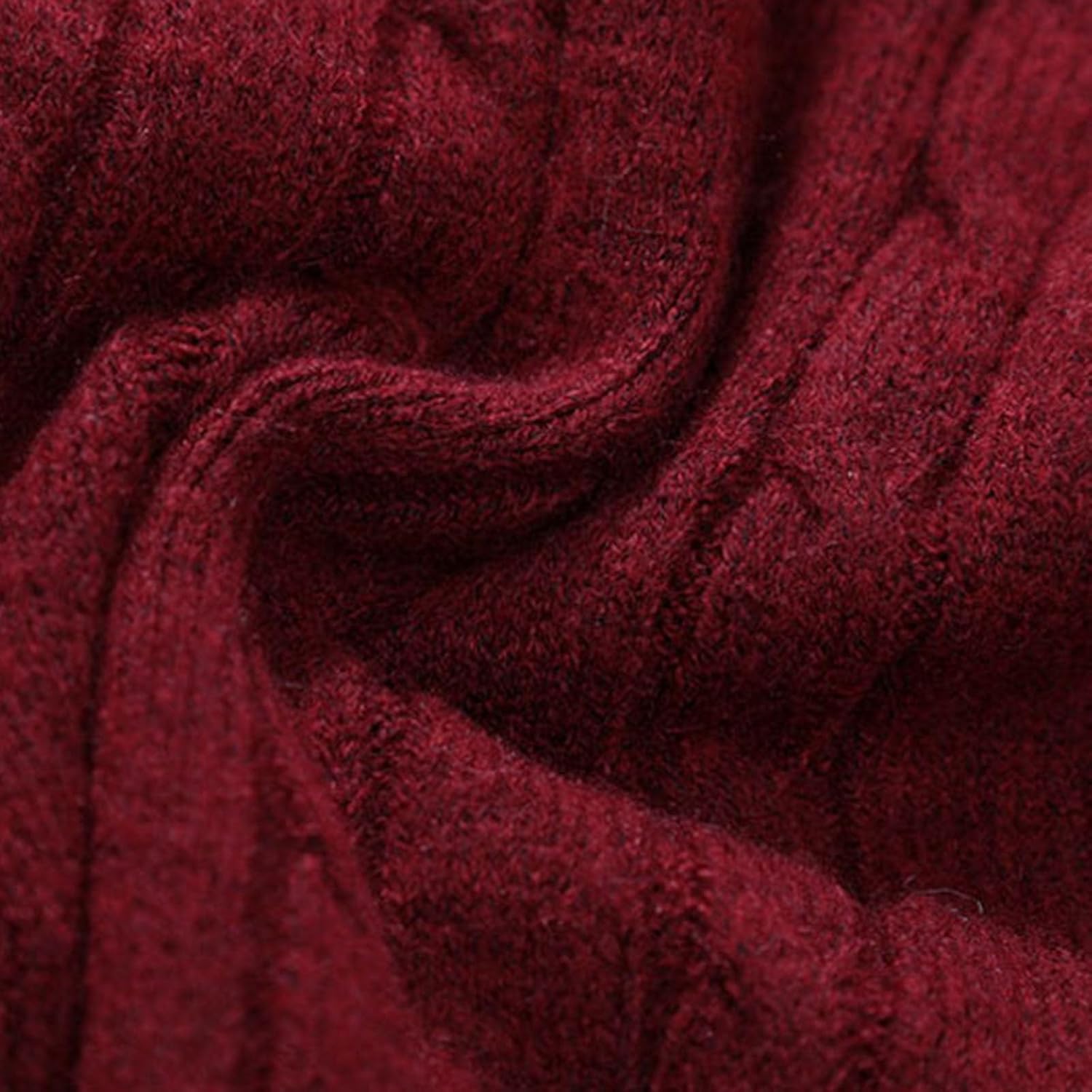 Cambkatl Basic Loose Sweaters for Men Stretch Stylish Cable Knitted Crewneck Pullovers Long Sleeve Casual Sweater Tops