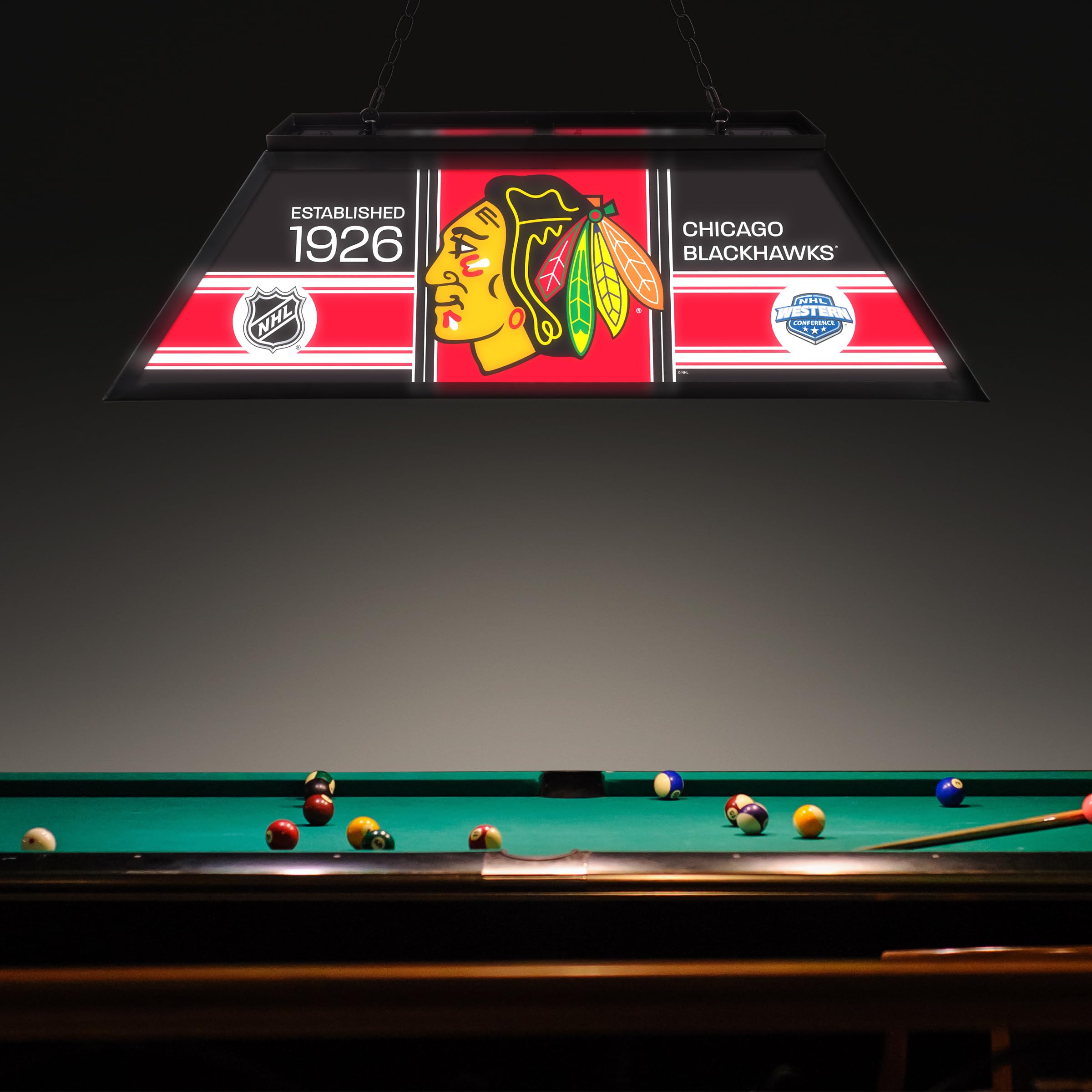 Amazon.com: Trademark Gameroom Pool Table Light - Chicago