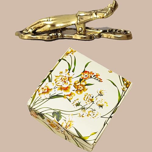 Clips de metal con forma de mano para mujer, clips para carpeta de papel con diseño de bala vintage, clips para libros, clips decorativos,