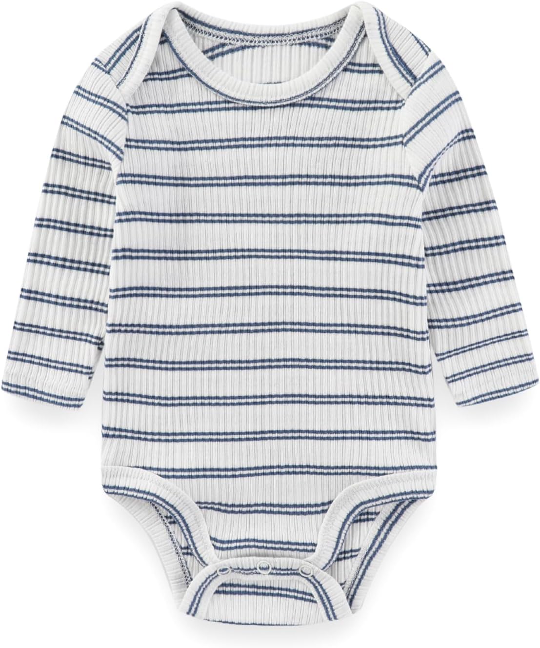 Baby Long Sleeve Bodysuits 3-Pack Cotton Infant Baby Boy Girl Clothes Outfit 0-12Months