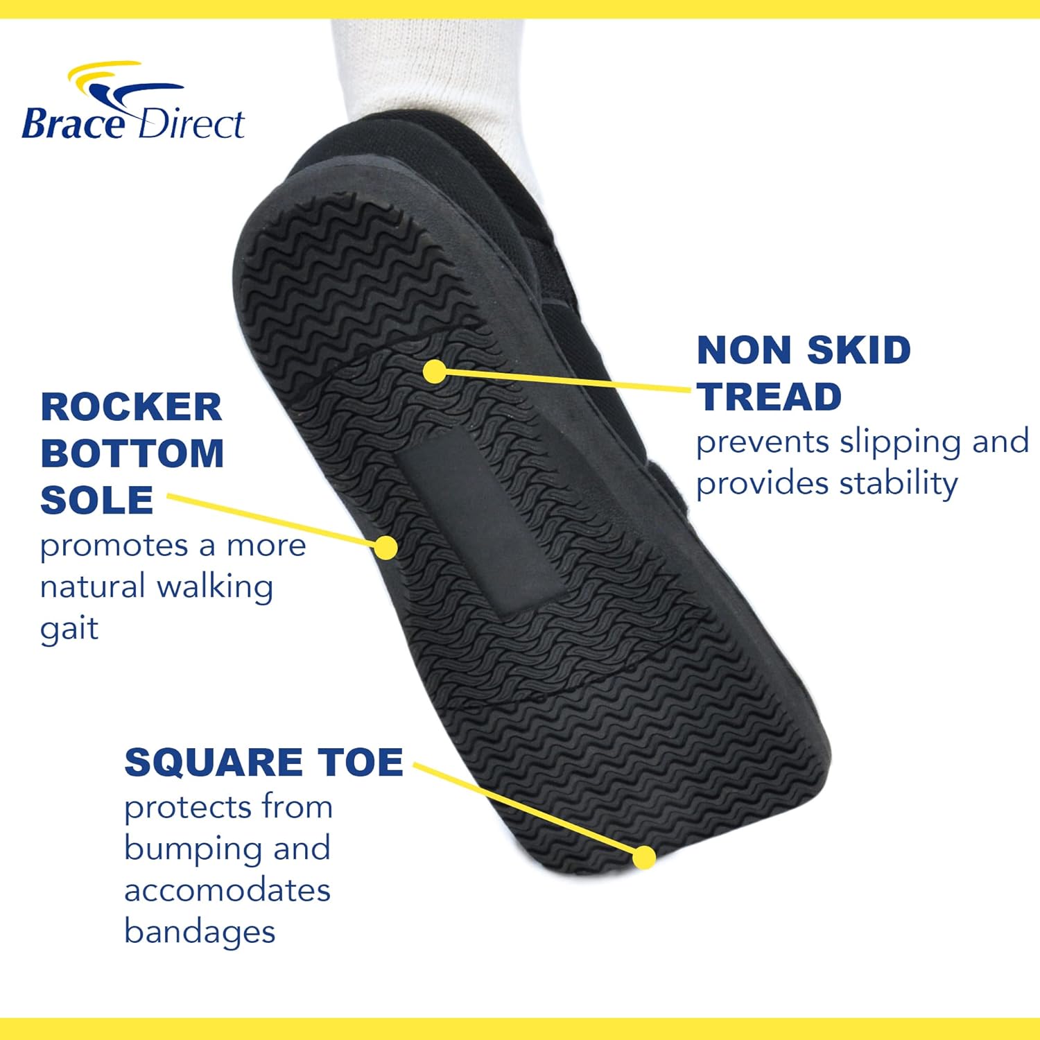 Buy Brace Direct Post Op Recovery Shoe Adjustable Medical Walking Shoe for Post Surgery or