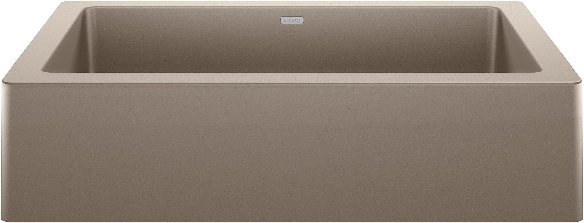 BLANCO Vintera Super Single Farmhouse Sink, Truffle