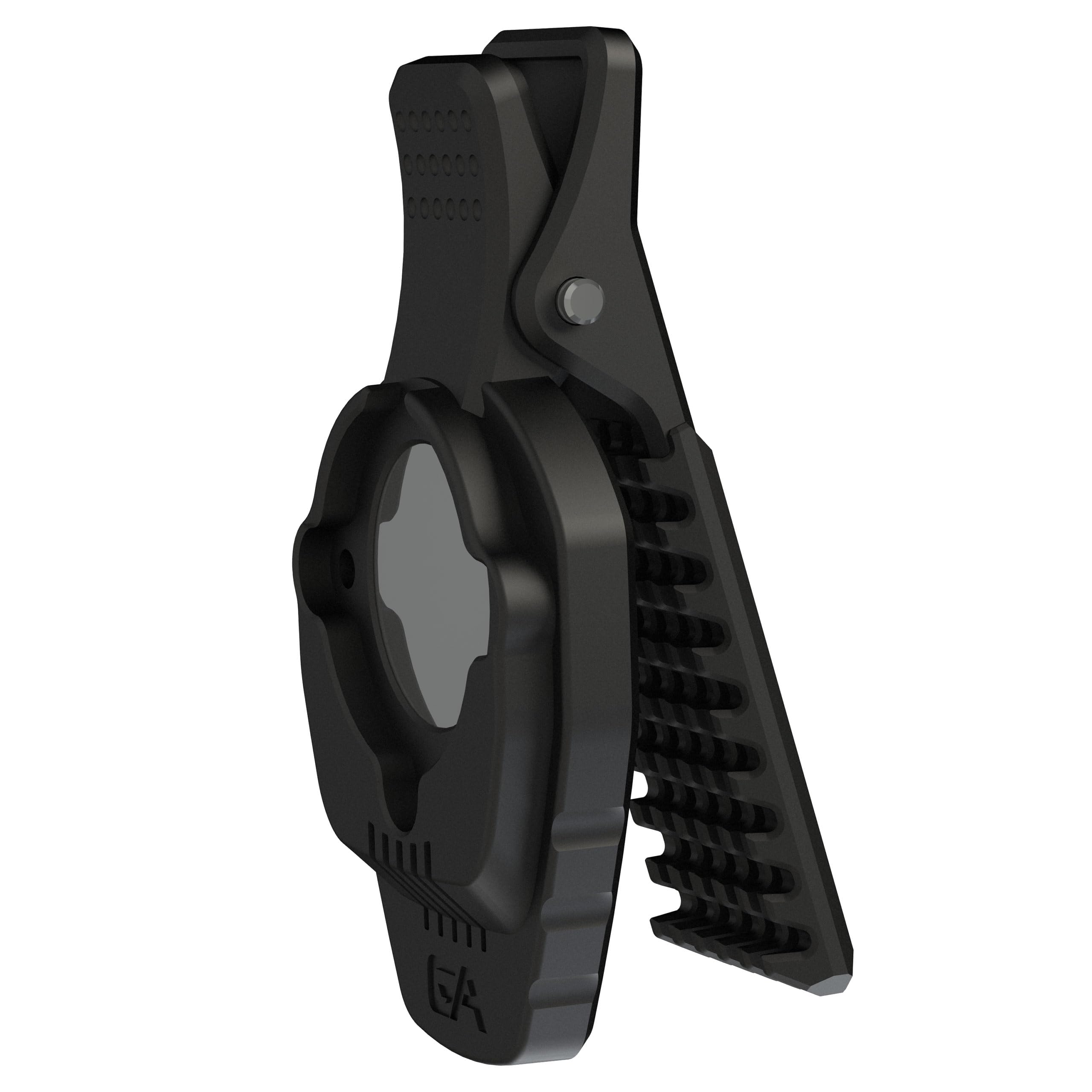 Guardian Angel Jaw Clip Mount Zubehör - Magnetische Halterung mit Schraubfunktion - Federwirkung für Schnellspanner & rutschfeste Zähne für Halt - für Rucksäcke, Gürtel, Sicherheitswesten, dünne