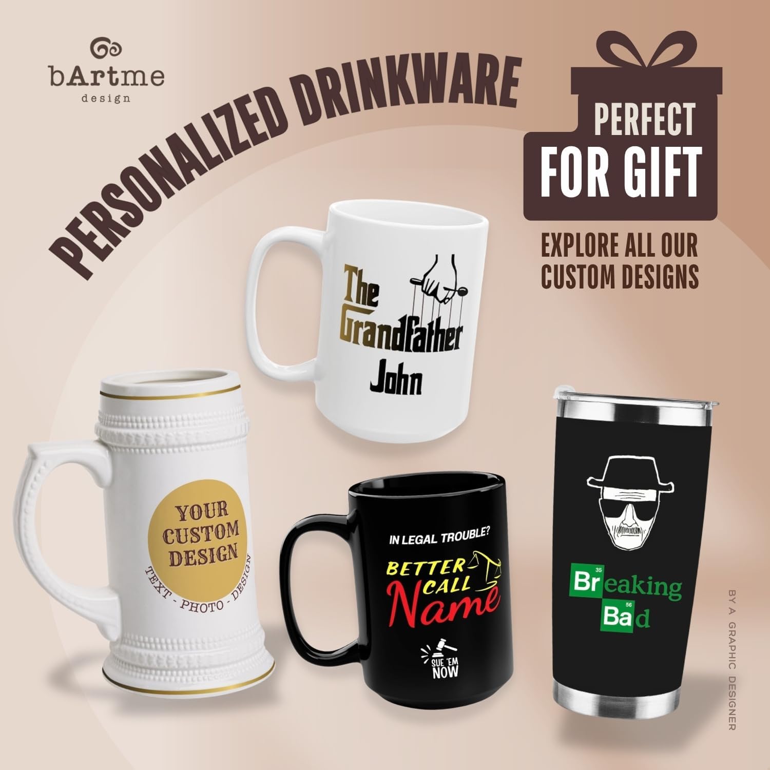 Daddy's Mug - Top Dad Ready for any Mission - Father's Day Coffee Cup Fueled by Love - Double Sided - Special Edition - Black Glossy 11oz