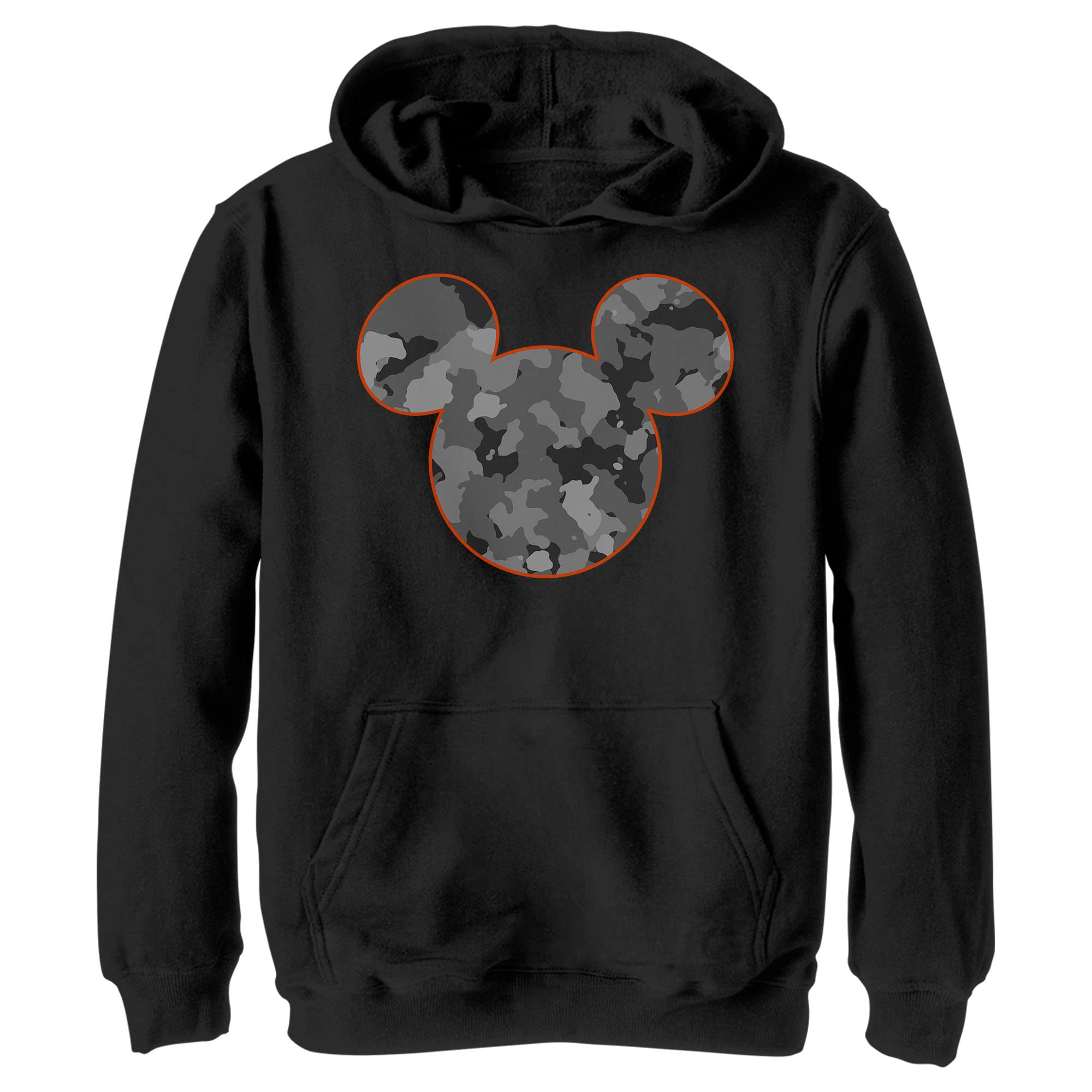 Sweat à capuche noir Mickey Camo pour garçon taille M - 6
