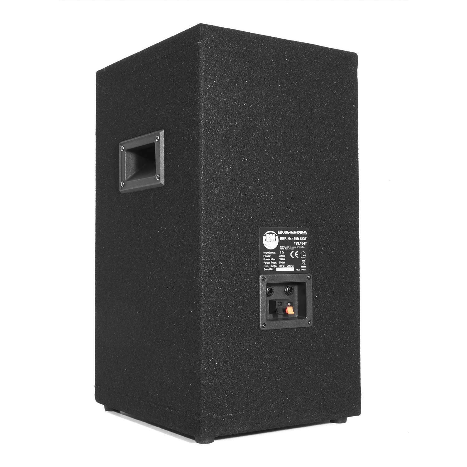 Pack sonorisation 2200W - Enceintes + Caisson + Pieds - USB/Bluetooth - BM Bmsonic BMS1512