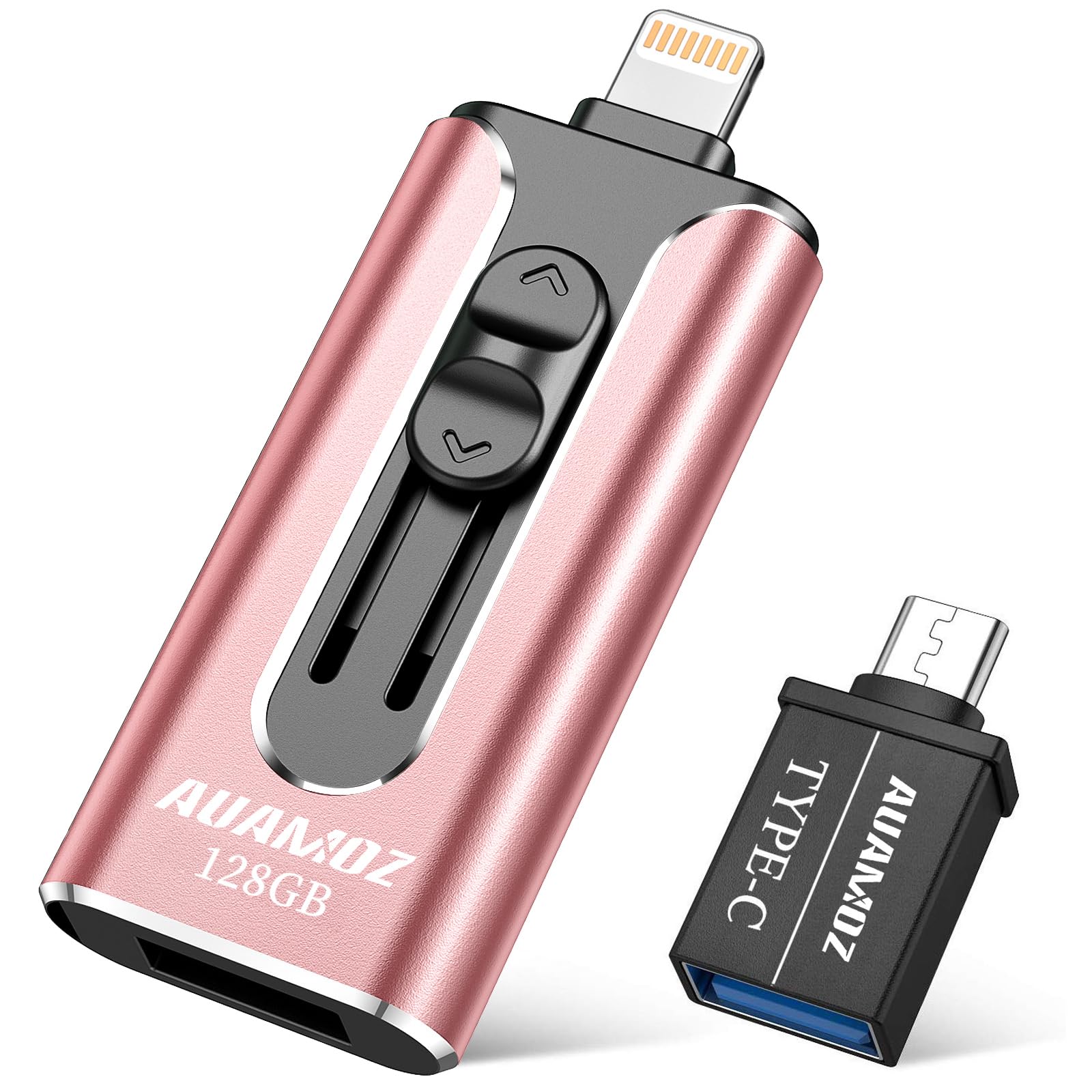 Amazon.com: AUAMOZ 128GB Flash Drive for iPhone, USB Memory Stick