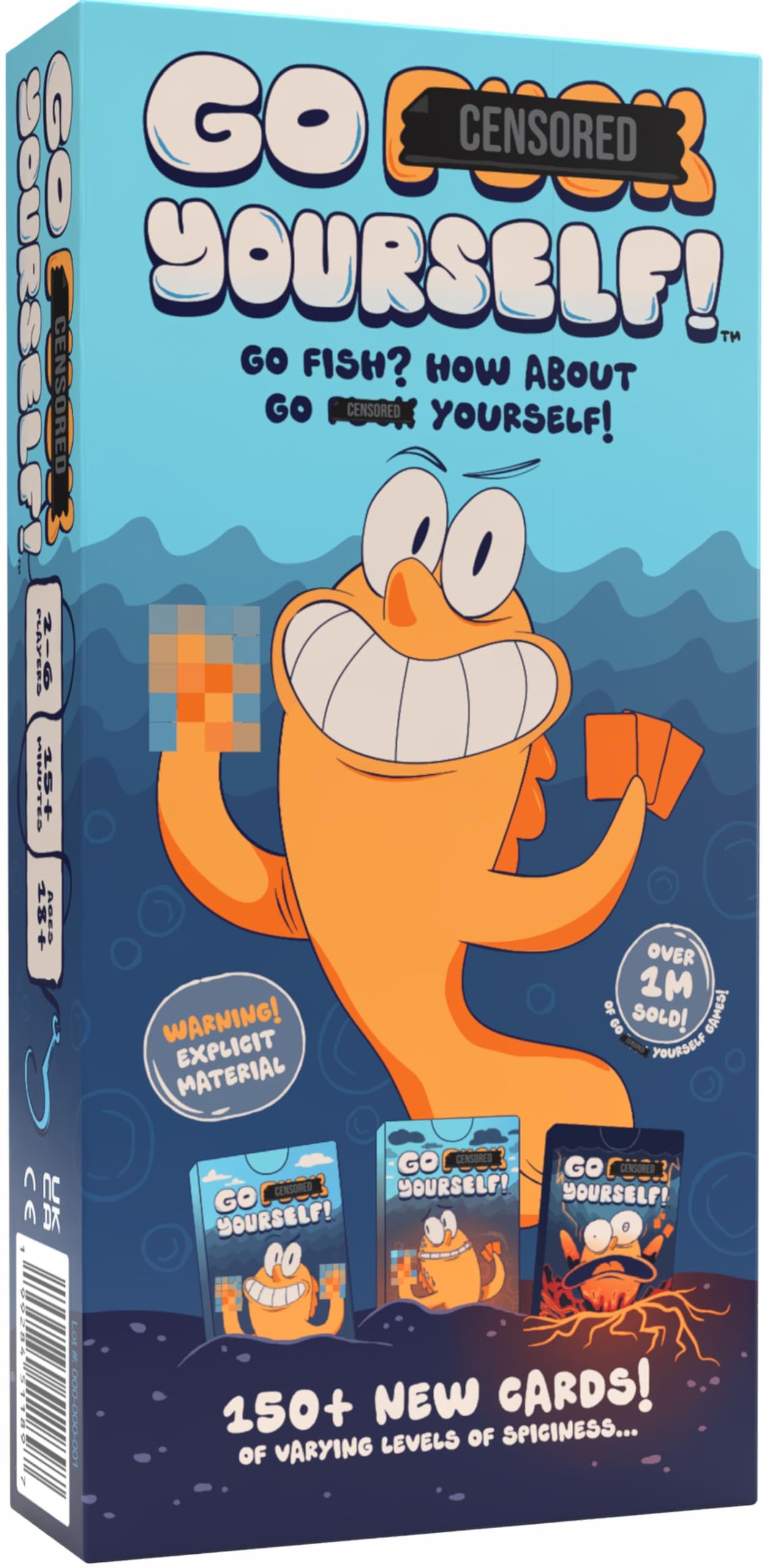 Go F Yourself Adult Card Game — Rude Twist on Go Fish, Hilarious Party Game for Adults, Perfect for Bachelorette Parties, Game Nights & Get-Togethers, New Edition Ages 17+