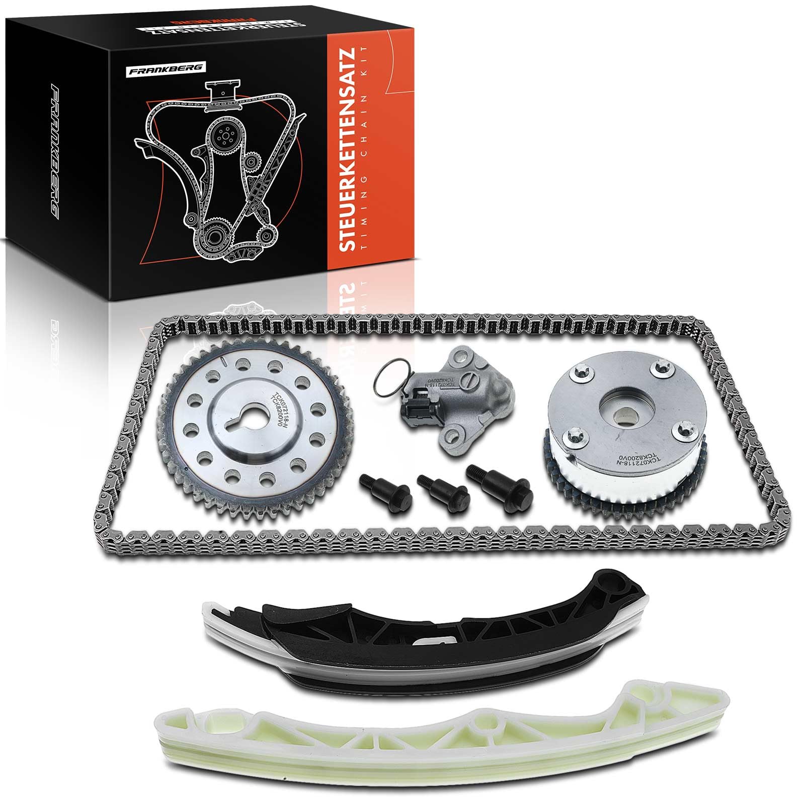 Frankberg Kit de cadena de distribución ajustador del árbol de levas | A1320510028; Compatible con: Fortwo Cabrio 451, Fortwo Coupé 451