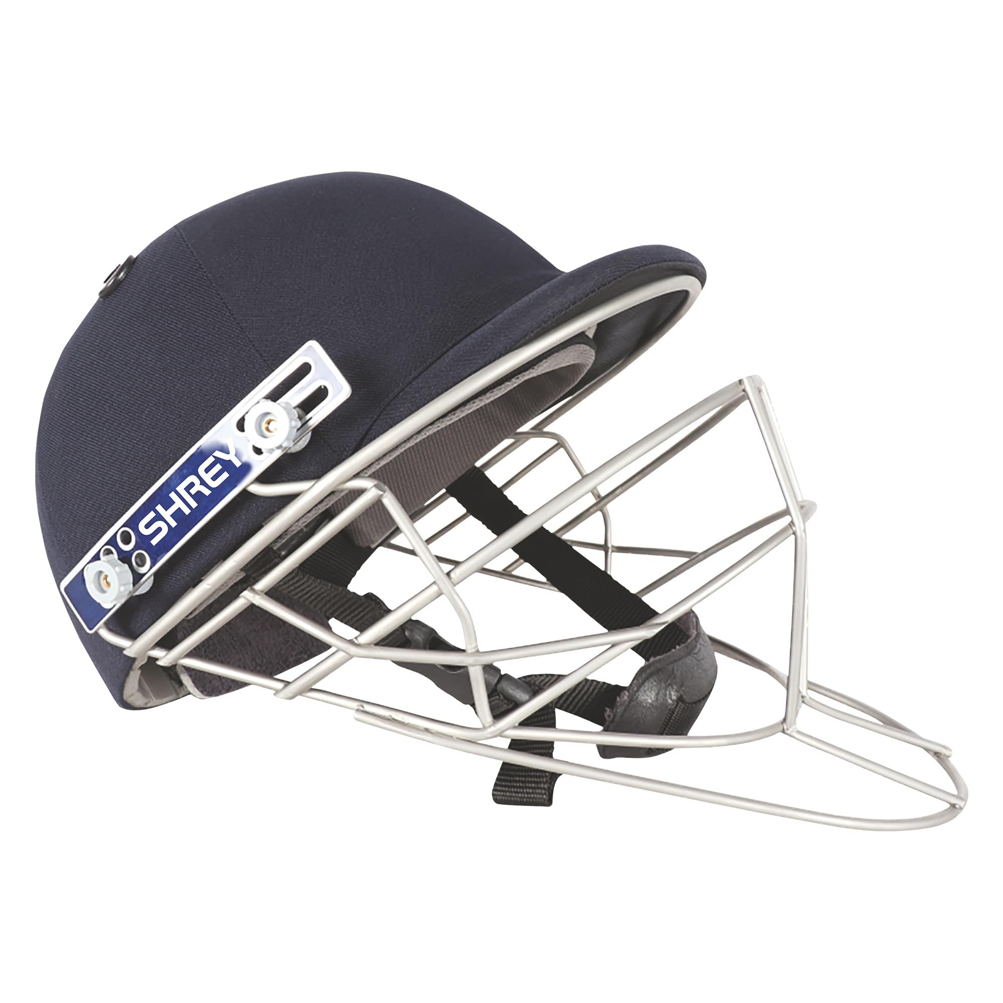 Shrey Pro Guard Fielding Stainless Steel Navy Small Cricket Helmet - Image 2 thumbnail