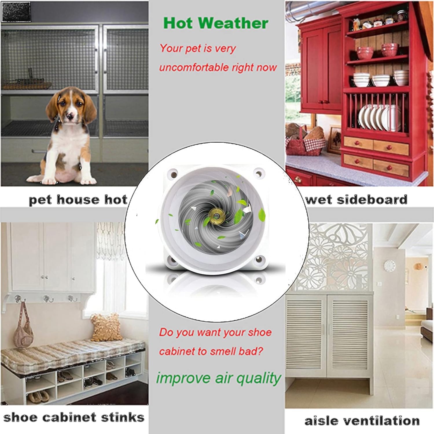 Inline Duct Fan 2 Inch 12V Extractor Fan 6W Ventilation Exhaust Booster with Variable Speed Controller Air Circulation Diffuser Small Blower for Grow Tent Ceiling Basement Attic