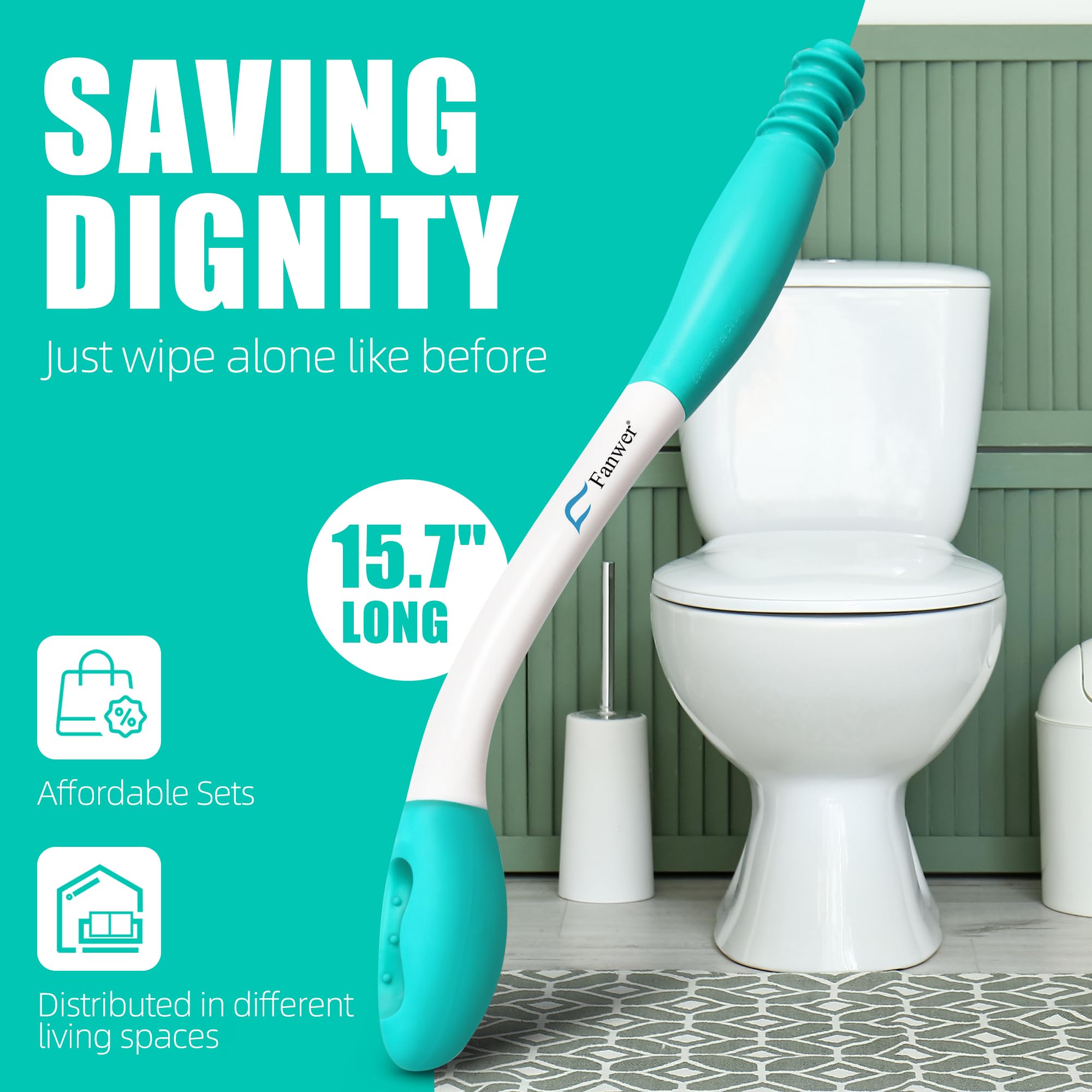 Snapklik.com : Toilet Aids For Wiping - Bottom Buddy Wiping Aid - Butt ...