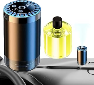 Car Diffuser, USB Smart Humidifier, 7-Color LED Oil Diffuser, Starry Light Effect, Quiet Mist Output, Compact Portable Design, Perfect for Bedroom, Nursery, Bathroom, 2.56x2.56x4.33 Inches
