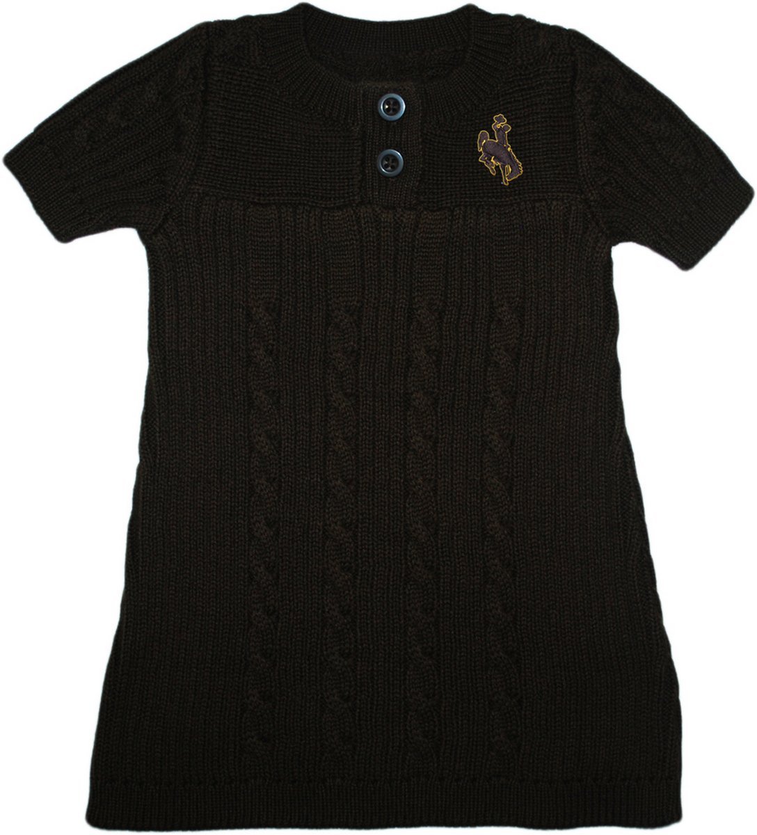 Creative Knitwear Wyoming Baby and Toddler Sweater Dress Brown