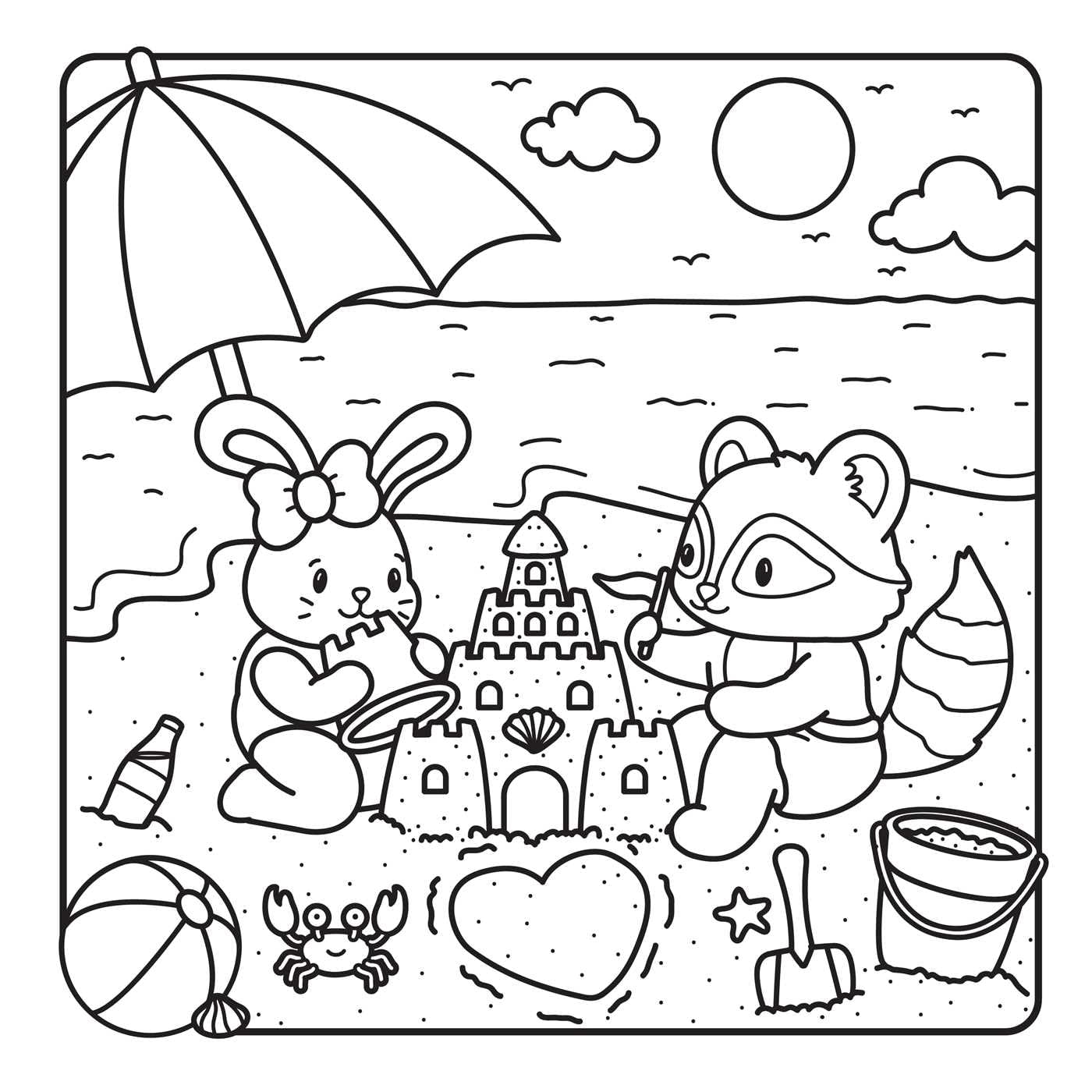 The Heartwarming Love Coloring Book (Cute and Cozy) image 4