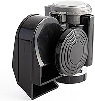 Vista 3 de Viking Horns Bocina de aire compacta de 139 decibelios V613B en color negro