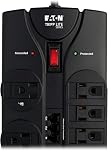 Tripp Lite 12 Outlet Surge Protector Power Strip, 8ft Cord, Right-Angle Plug, Tel/Modem/Coax Protection, RJ11, & Dollar 150,000 Insurance Black (TLP1208TELTV)