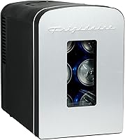 Vista 9 de Frigidaire EFMIS188-SS Refrigerador portátil de 10 litros, para 15 latas, de acero inoxidable cepillado, resistente