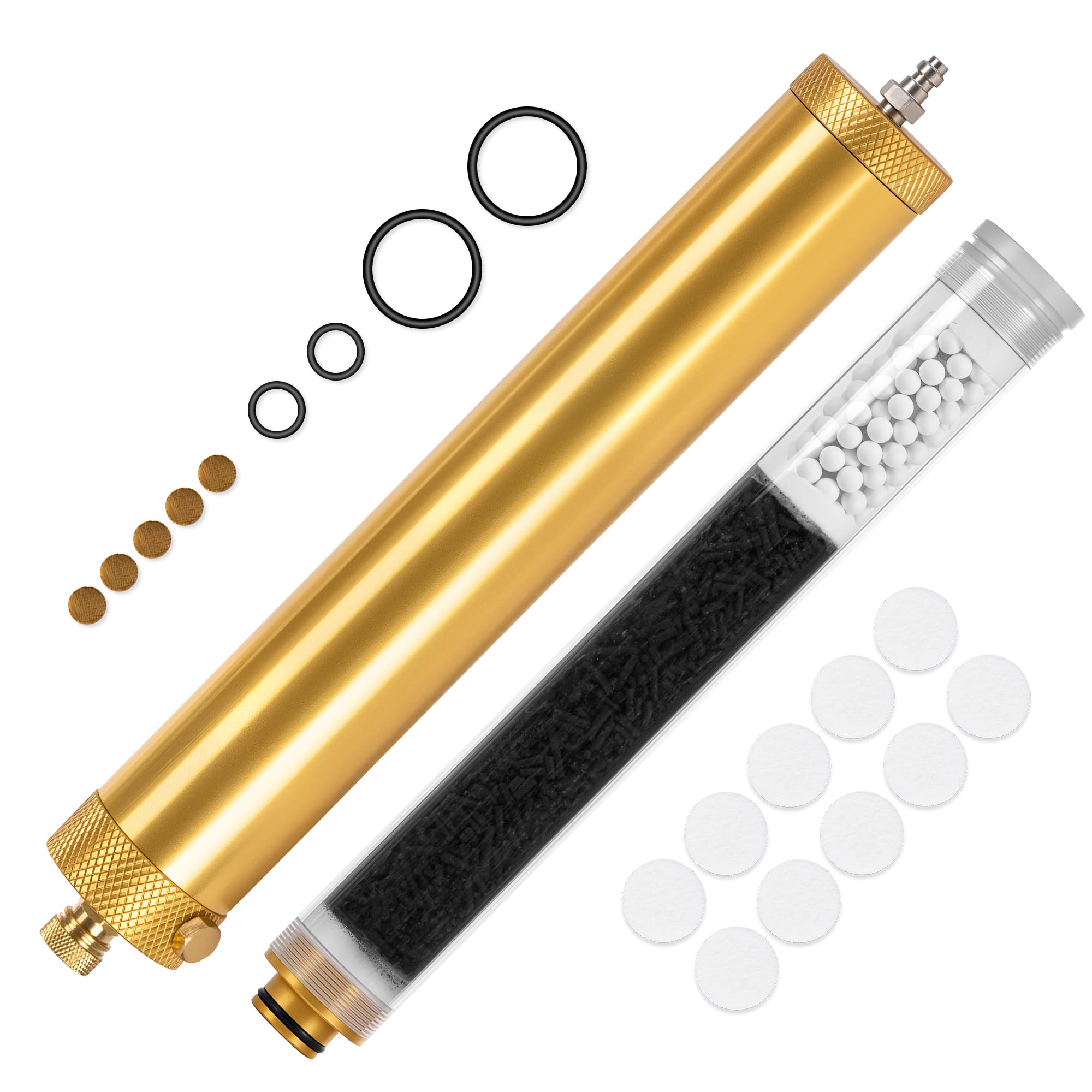 Filtro aria ad alta pressione TUDIVING-30Mpa, separatore sommergibile a setaccio molecolare, separatore esterno olio-acqua, filtrazione per compressore d'aria, pompa manuale Pcp