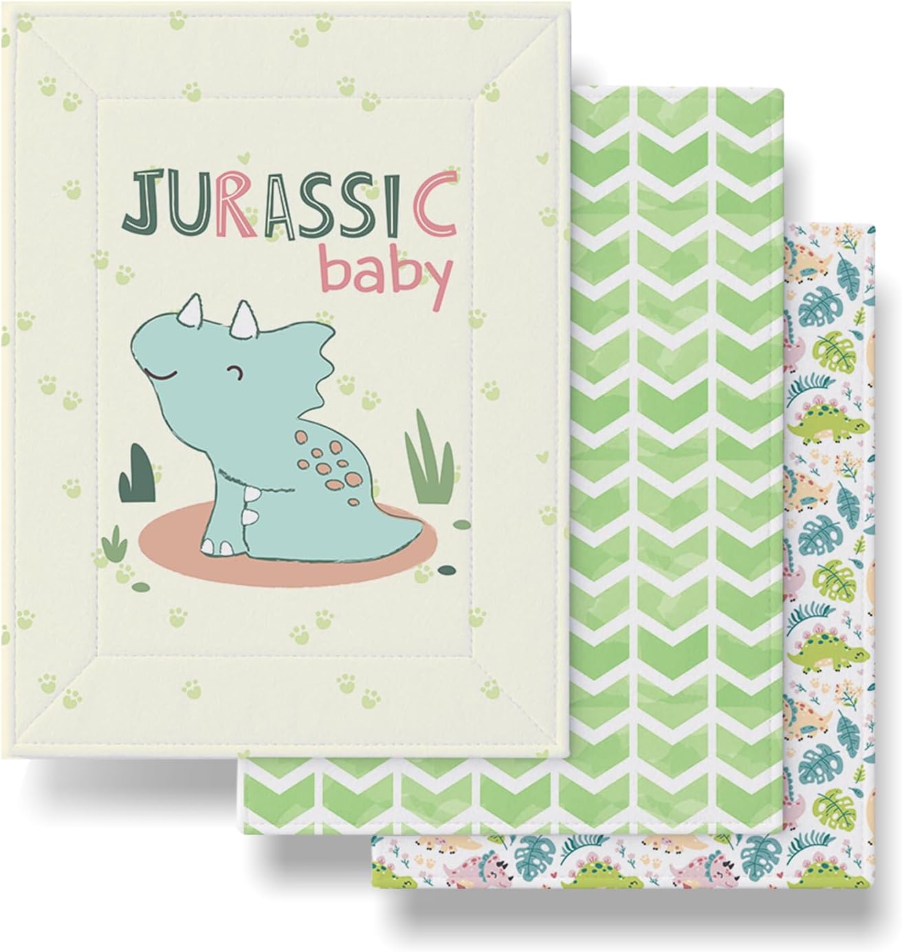 TIDY SLEEP Waterproof Diaper Changing Mat for Newborn Baby | Soft Cotton Top, Foam Cushion & Waterproof TPU Backing | Bed Protector Dry Sheet | Anti-Slip, Machine Washable | 65 x 45 cm