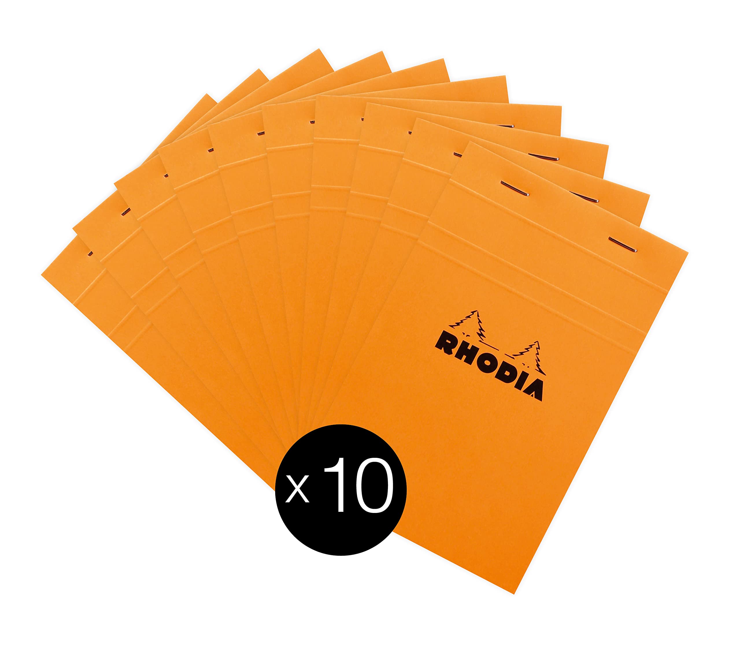 RHODIA 140000C, Stapled Notepad N°140 Message Orange, 11x17 cm, Pre-Printed Information for Appointment and Telephone - Image 3