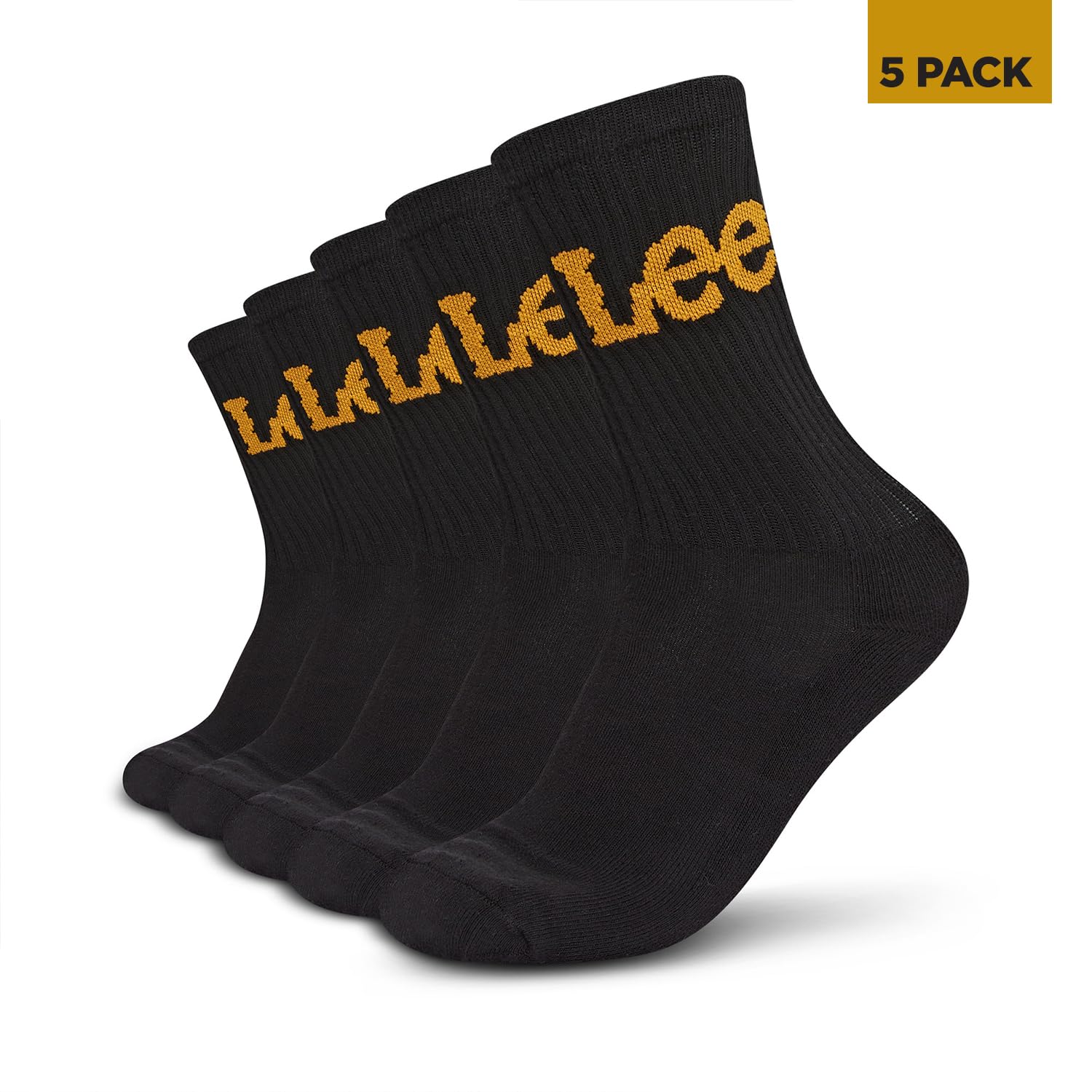Lee Sportowe skarpety sportowe unisex Uniseks Unisex Lee Sport Socks In Black/White/Greys | Mens And Womens Wicking Breathable Casual Walking Athletic Sock
