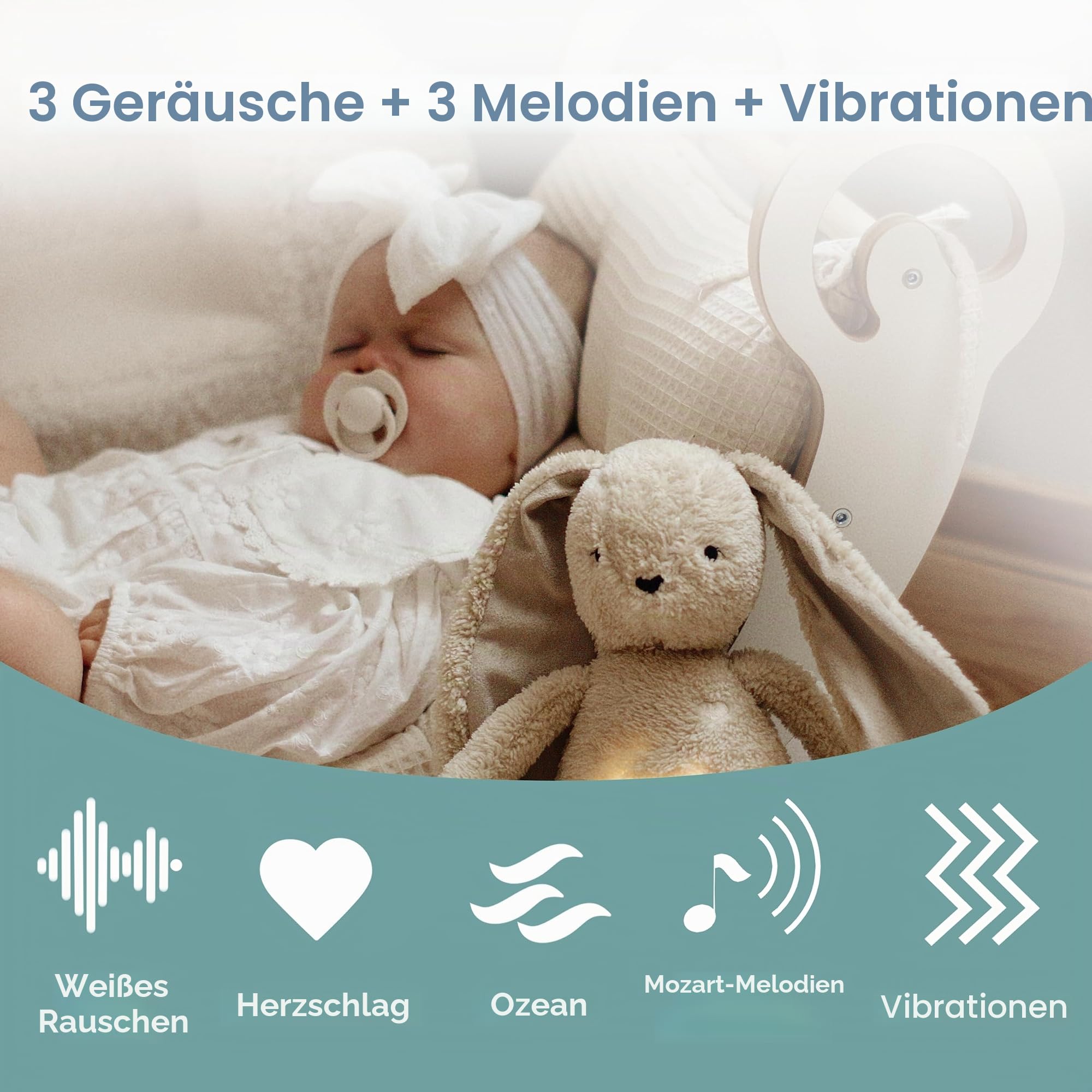 MyHummy 5in1 Hase mit Heizkissen - Beige
