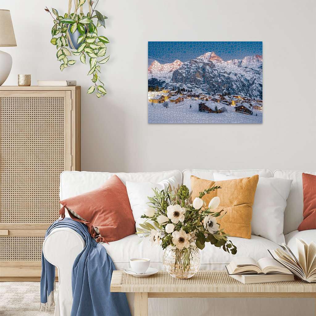 Ravensburger Bernese Oberland Mürren 1000 Piece Jigsaw Puzzle for Adults – Beautiful Mountains Collection | 17316‑7