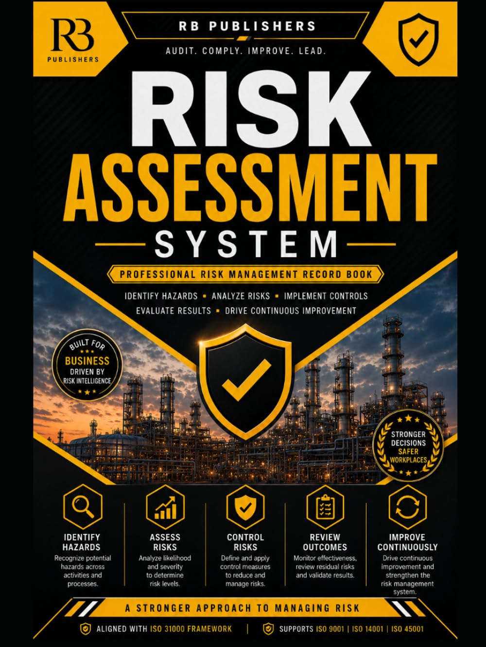 Risk Assessment System: Professional Risk Management Framework for Hazard Identification, Risk Evaluation, Control Implementation, Monitoring, Audits, Corrective Actions and Continuous Improvement