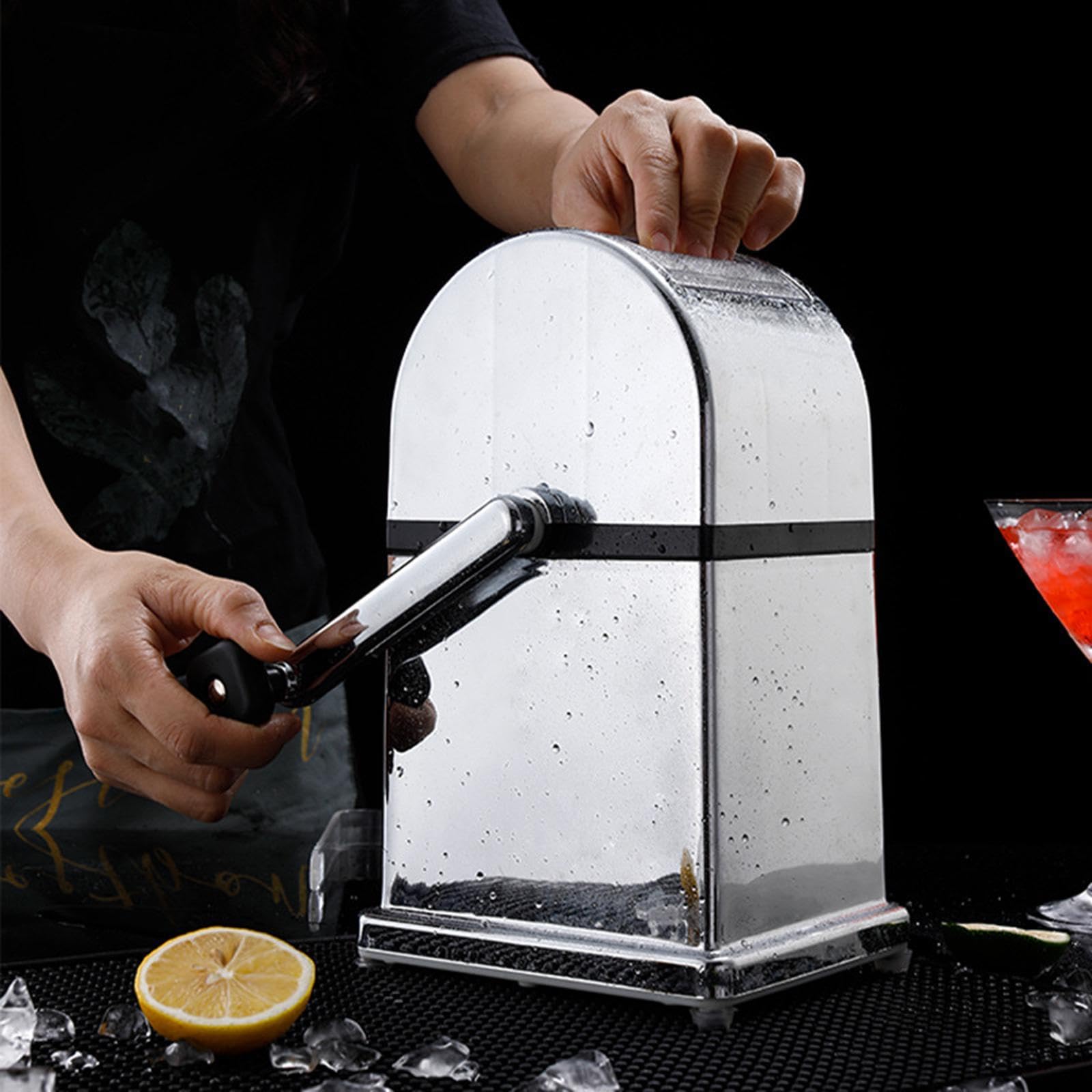 Manueller Eiscrusher mit Drehgriff für Cocktailbars und Zuhause