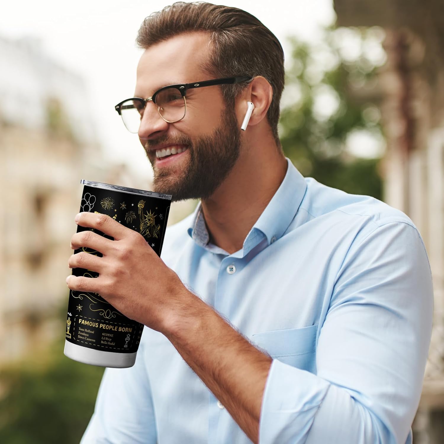 30th Birthday Gifts for Her/Women Him/Men, 1996 Birthday Tumbler 20oz, Best Gifts for 40 Year Old, Funny 30th Birthday Gifts for Women Men, 1996 Birthday Stainless Steel Tumbler 20oz - Image 2