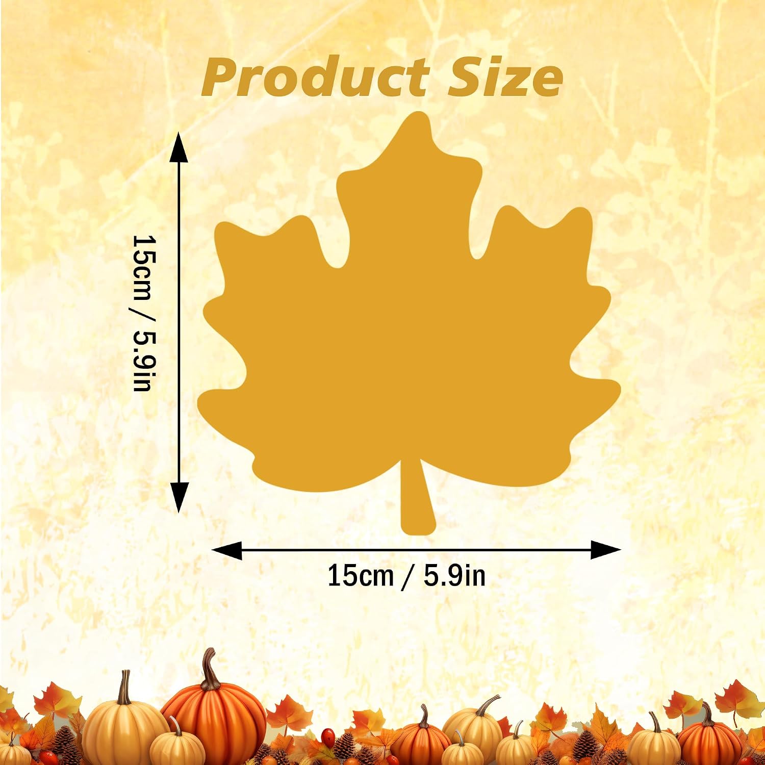 50PCS Fall Maple Leaves Cutouts for Bulletin Board Decoration, Autumn Leaves Paper Cutout Fall Leaf for Thanksgiving Fall Autumn Party School Classroom Bulletin Board Decor, 5.9 in