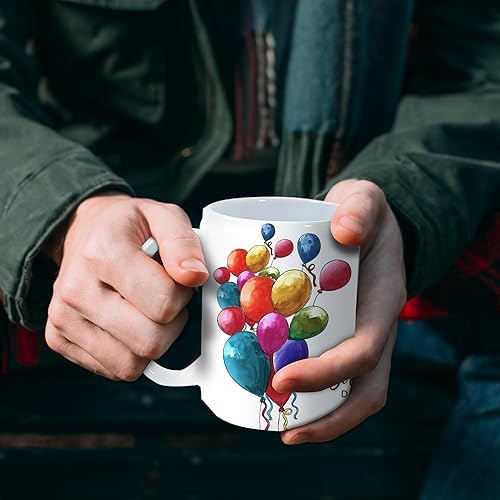 Miniatura 7 de AGH Tazas de sublimación de 15 oz 8 piezas con cuchara de acero inoxidable y tapa de bambú