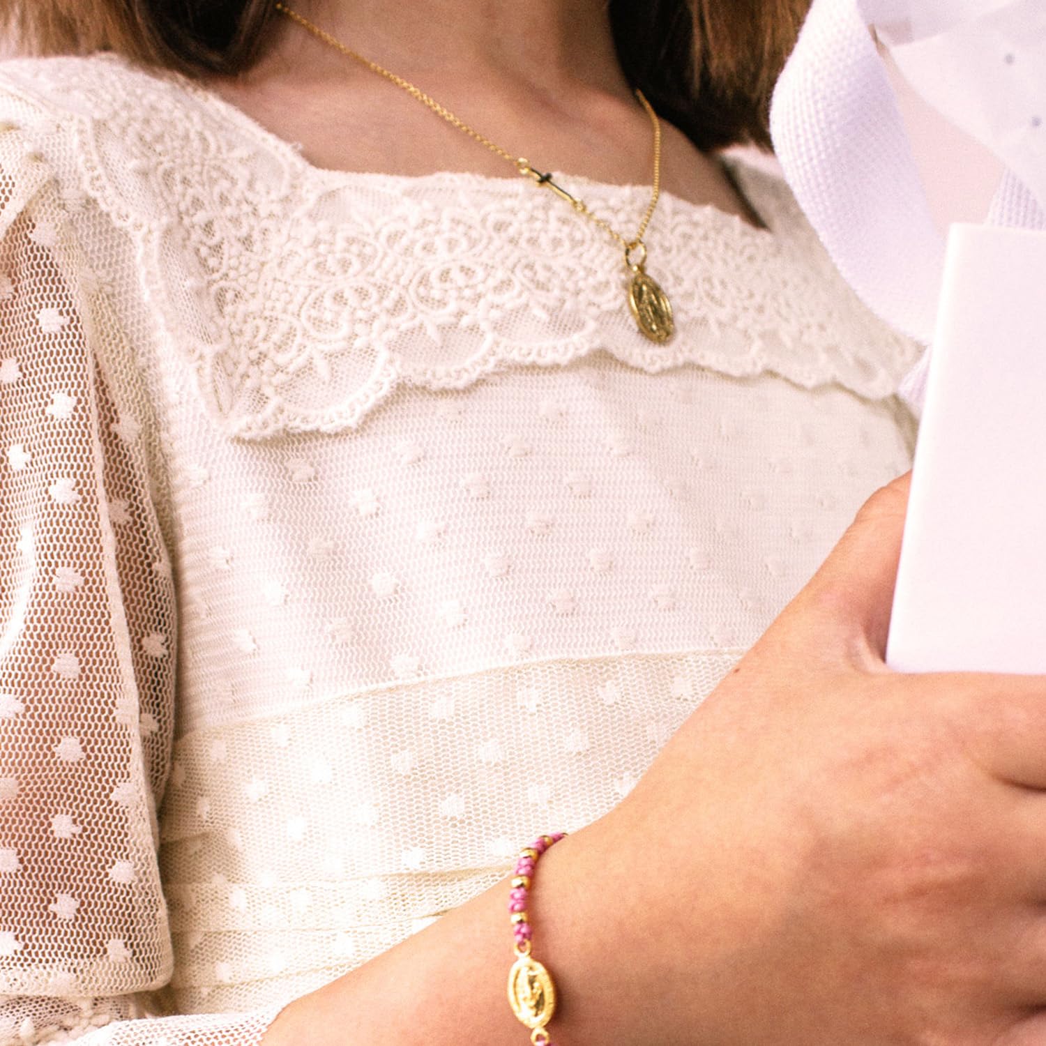 Collar Medalla Virgen Milagrosa