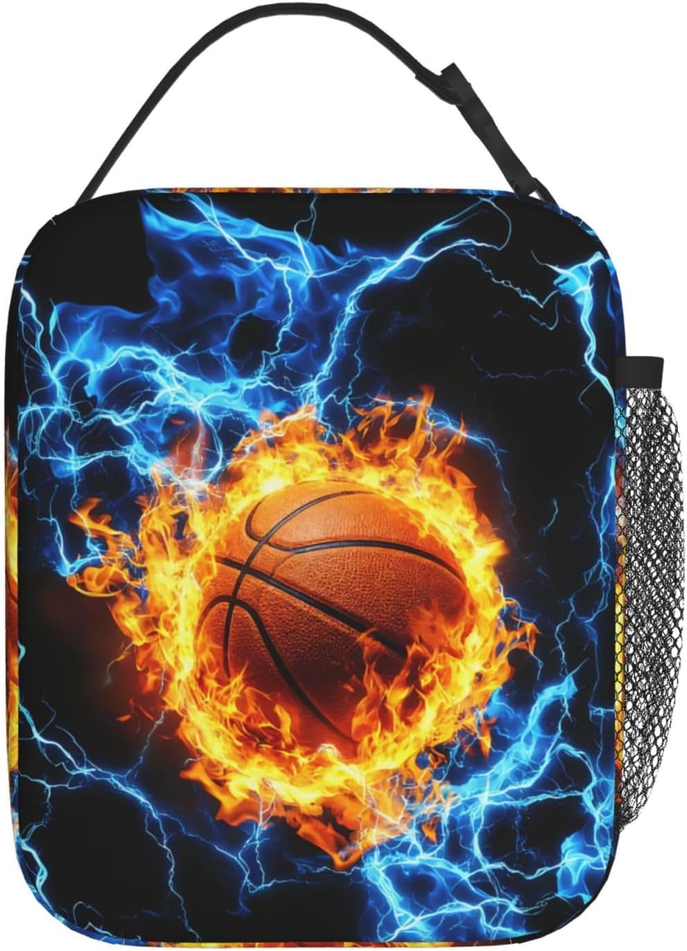 Miaoquhe Fire Basketball Lunch Box Kids