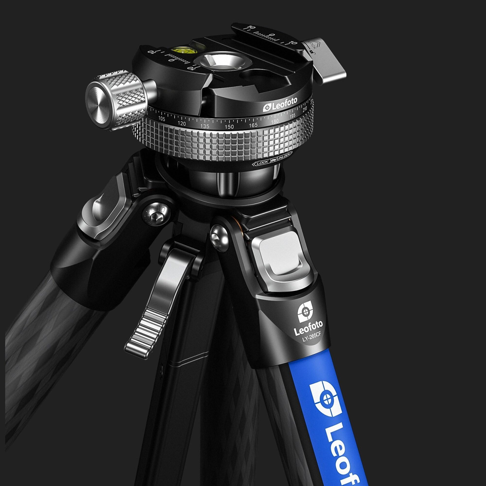 LEOFOTO Trípode de carbono LY-265CF Mr. Y negro